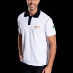 uniforme polo omini banco financeira branco