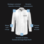 caracteristicas uniforme sixtini camisa social